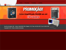 Tablet Screenshot of fazolo.com.br